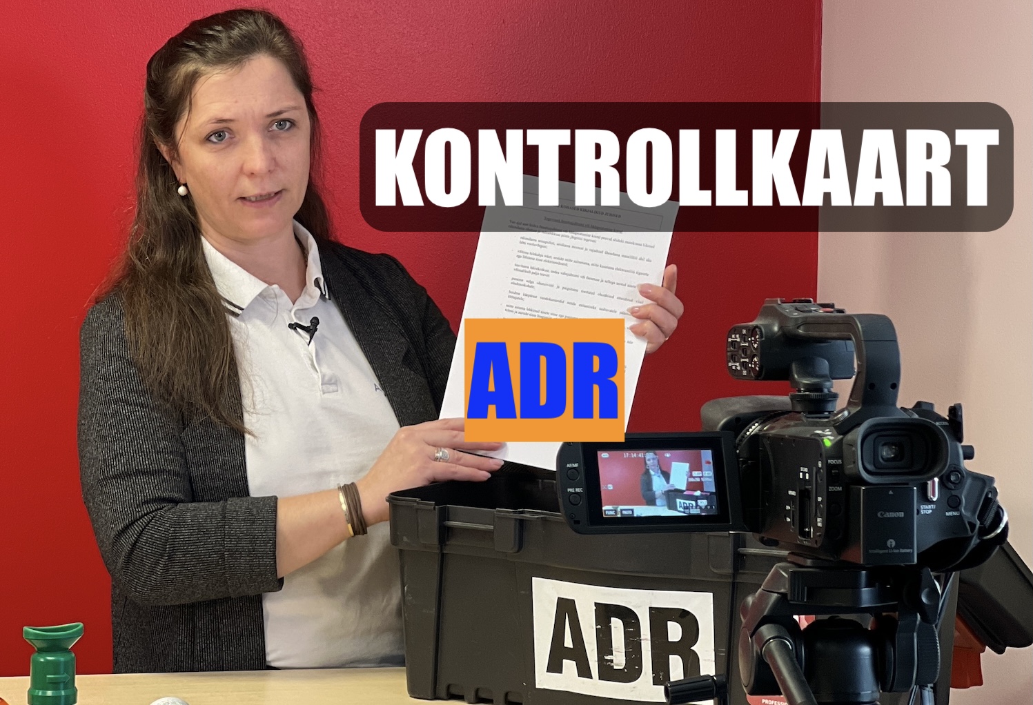 Uus samm ADR kontrolli ühtlustamisel – kõigile sama kontrollkaart! Uus samm ADR kontrolli ühtlustamisel – kõigile sama kontrollkaart!